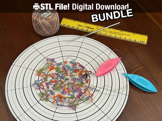 Polar Grid Template STL Bundle