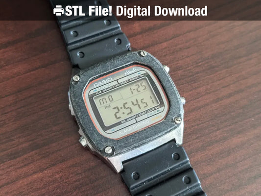 Casio DW-1000 replacement watch bezel STL file