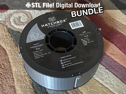 Filament Spool Storage Cubbies STL Bundle