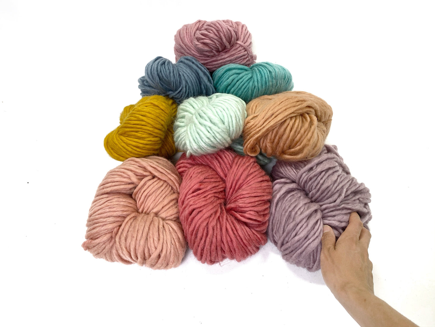 Bulky Felted 100% Wool Nalbinding Yarn