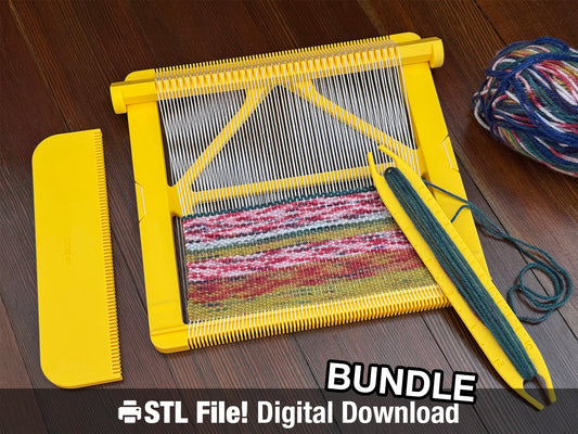Pocket Loom Weaving Kit 4"x4" 10-dent