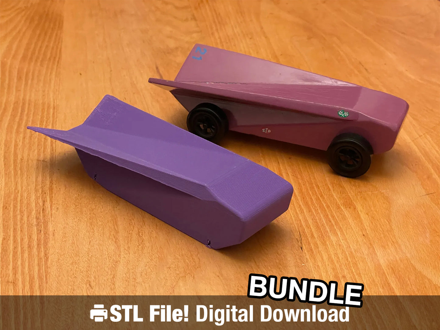 Pinewood Derby Car STL File