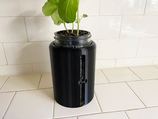 Kratky Jar Sleeve for Indoor Mason Jar Hydroponics