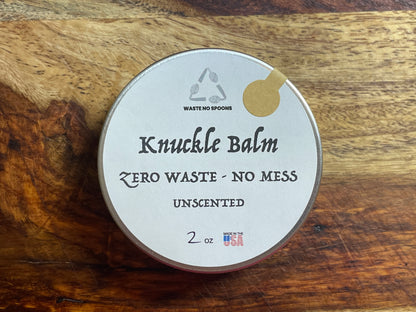 Knuckle Balm Zero Waste Unscented Skin Salve