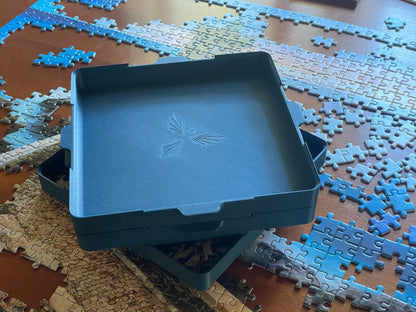 Stackable Jigsaw Puzzle Sorting Tray