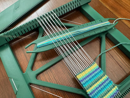 Pocket Loom Weaving Kit 7"x7" 8-dent STL Bundle