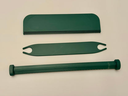 PHOTO SAMPLE Pocket Loom Weaving Kit 7"x7" 8-dent