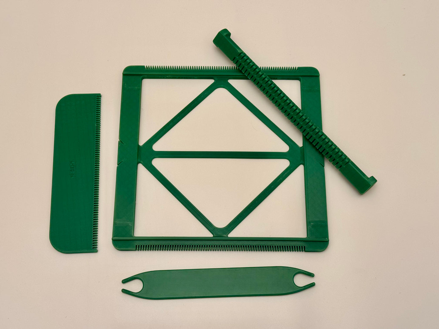 PROTOTYPE Pocket Loom Weaving Kit 7"x7" 10-dent