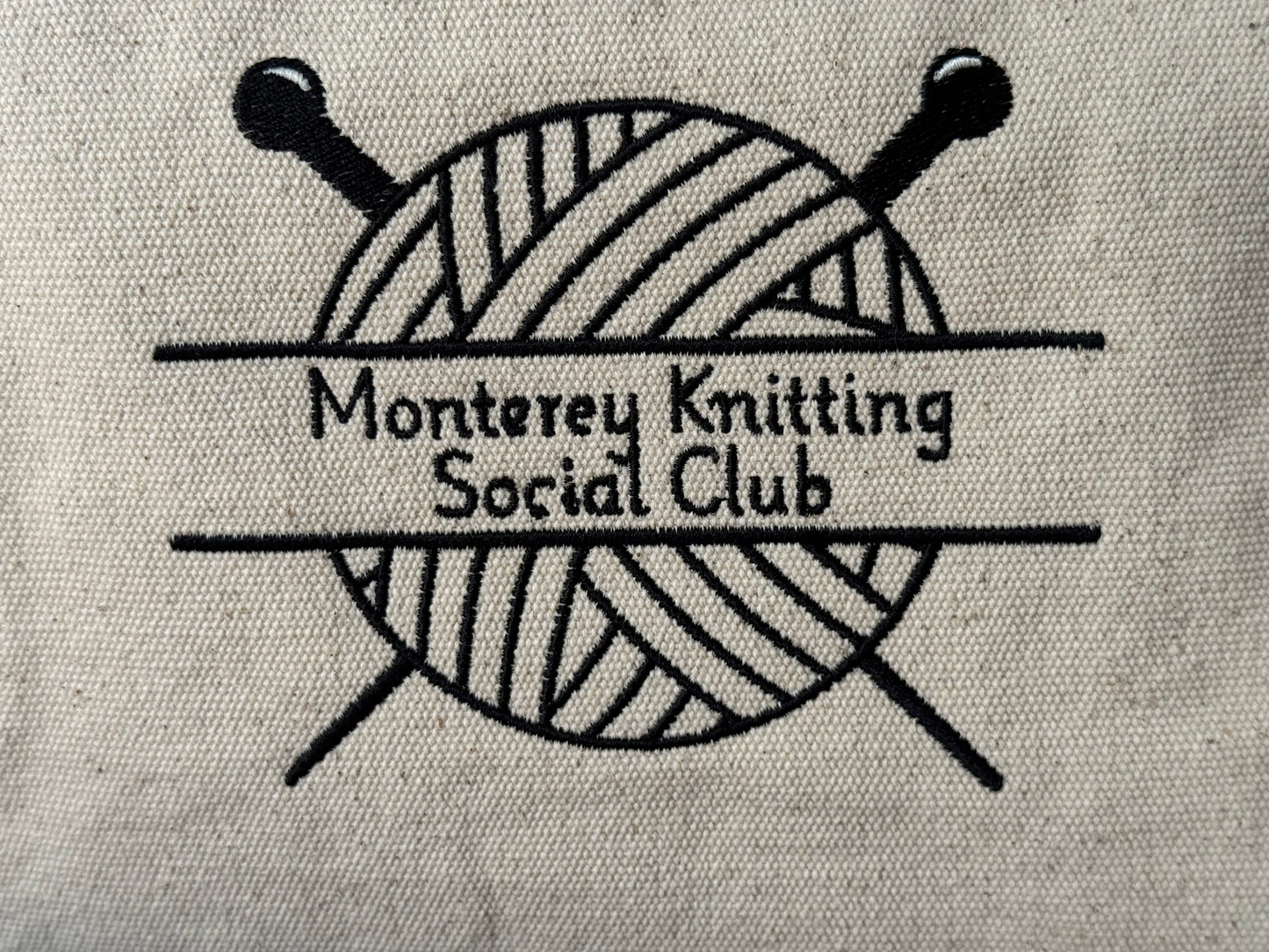 Monterey Knitting Social Club Medium Project Bag