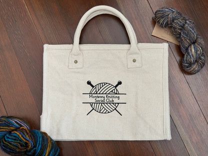 Monterey Knitting Social Club Medium Project Bag